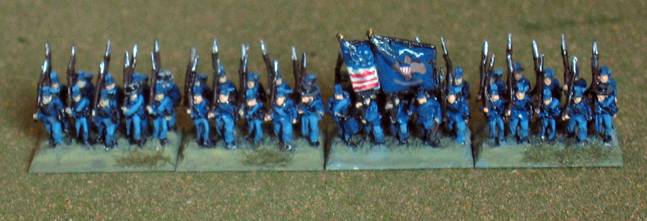 Union Infantry Marching